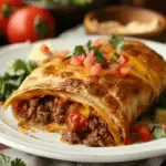Beef and Cheese Chimichangas