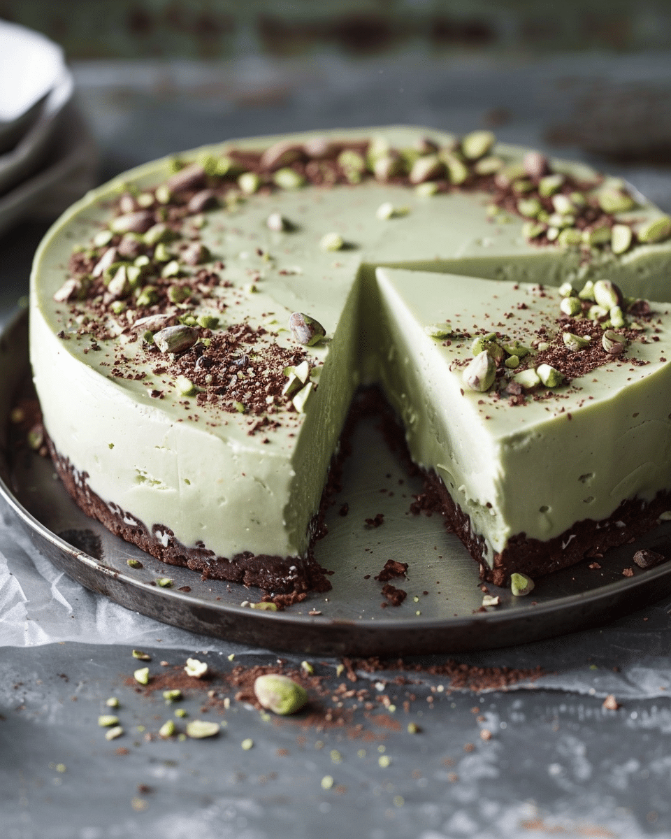 The Ultimate No‑Bake Pistachio Cheesecake