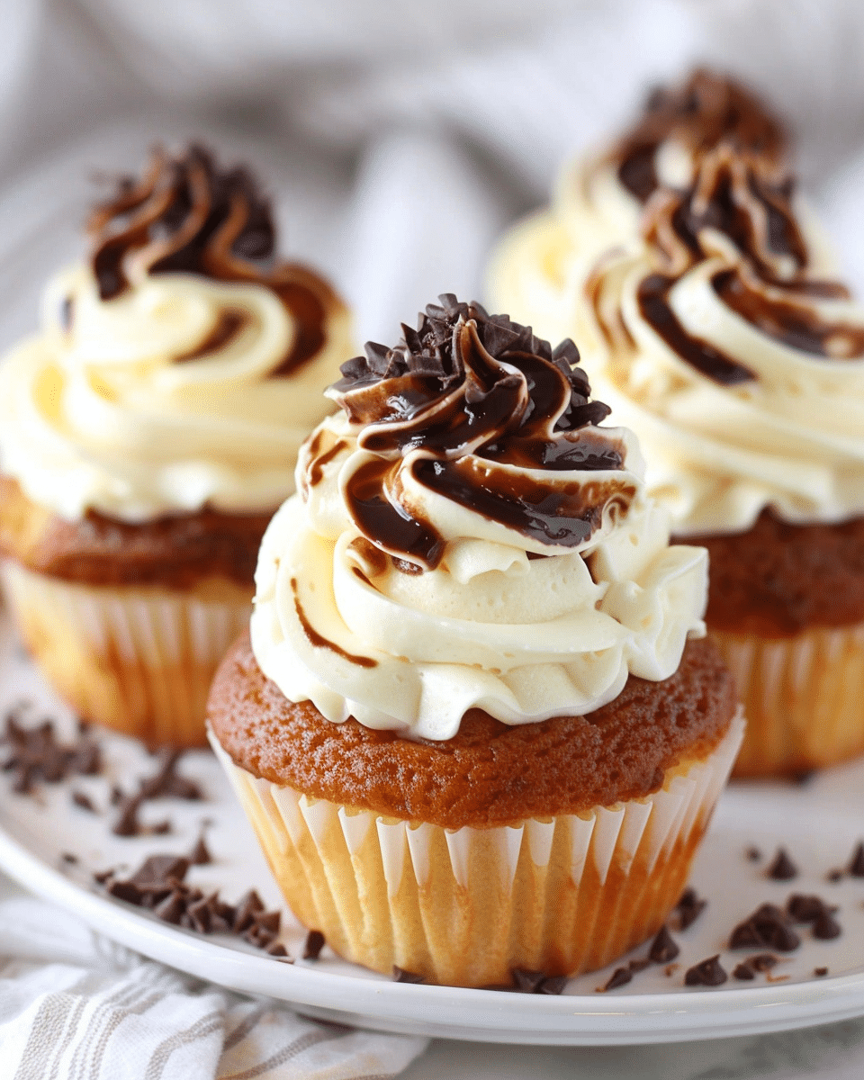 Boston Cream Pie Cupcakes
