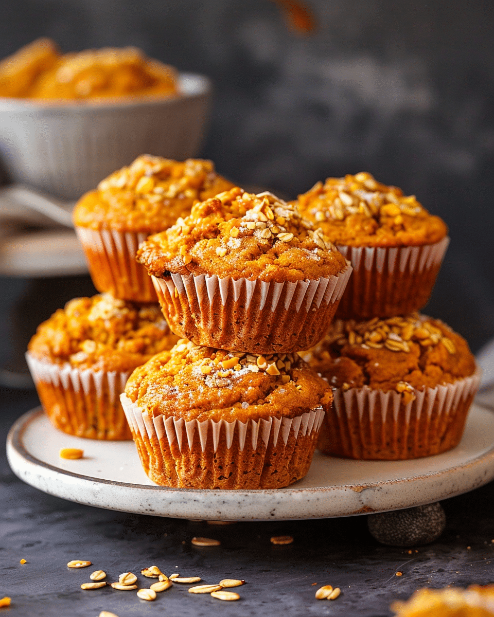 2 Ingredient Pumpkin Muffins