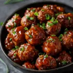 Honey BBQ Crockpot Meatballs
