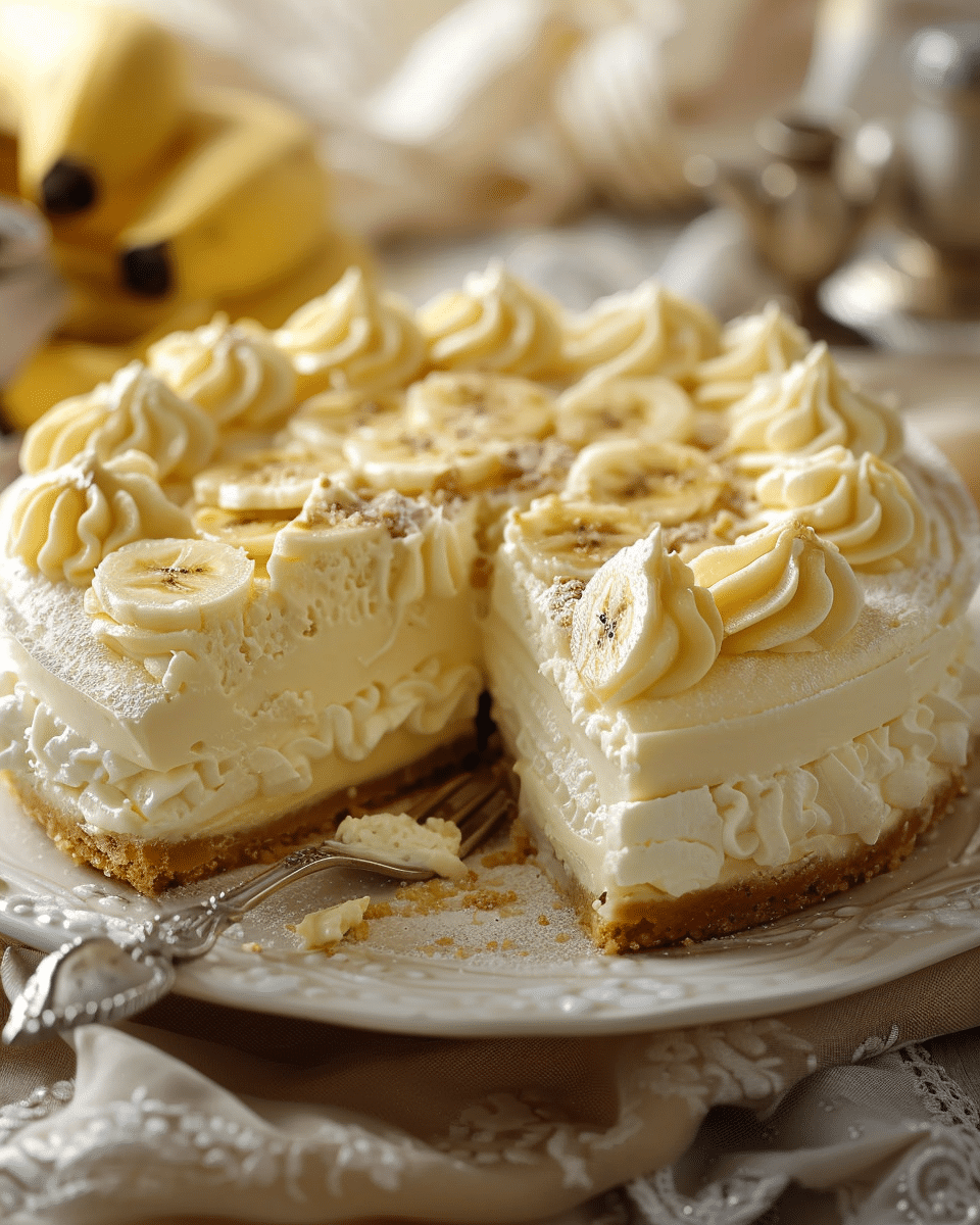 Banana Cream Cheesecake