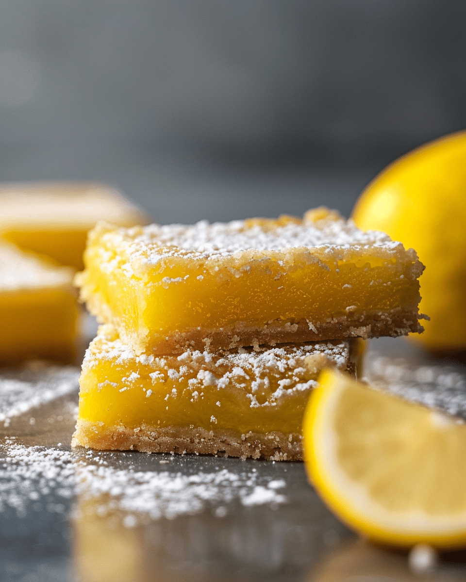 Easy 2 Ingredient Lemon Bars