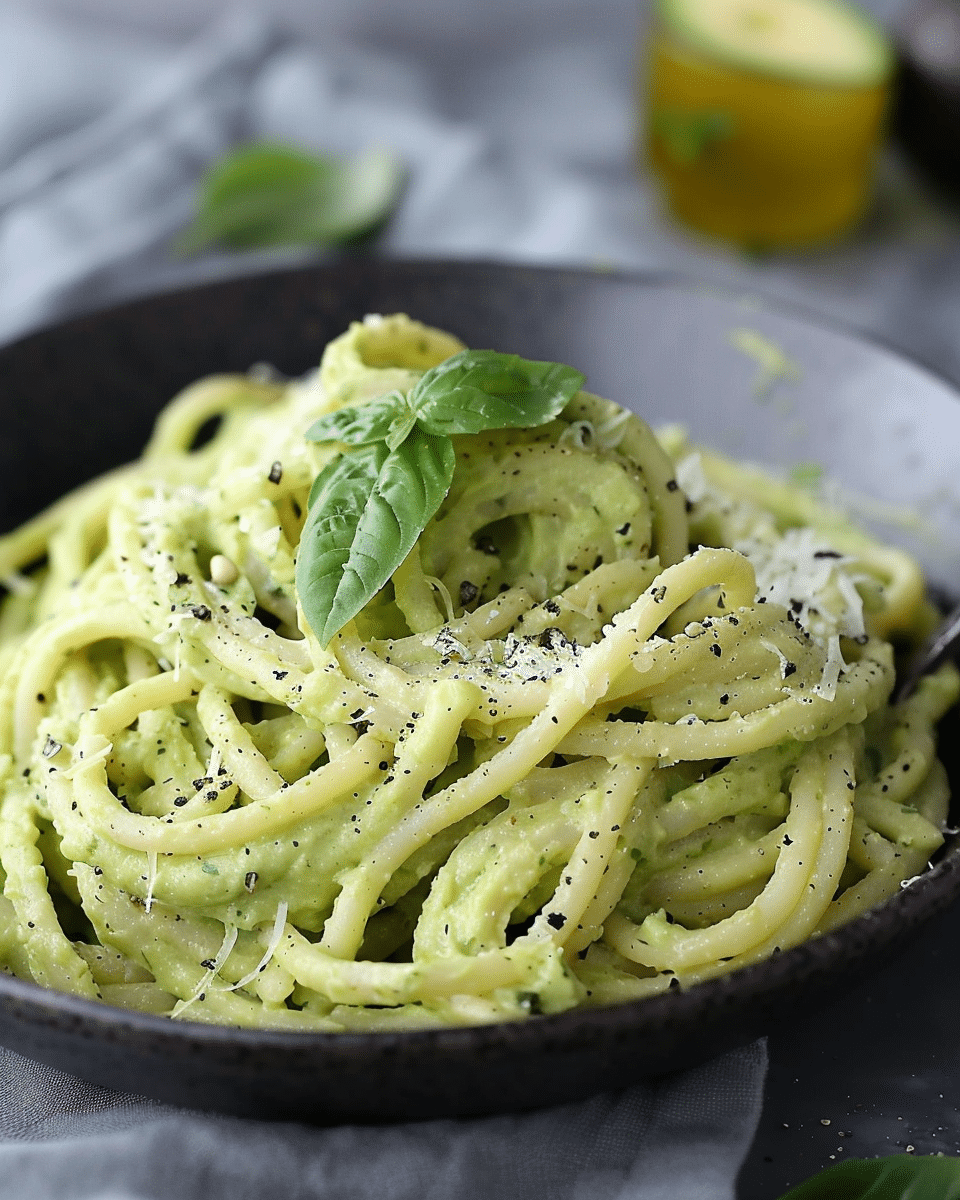Avocado Nudeln – Cremige vegane Pasta mit Avocado‑Sauce