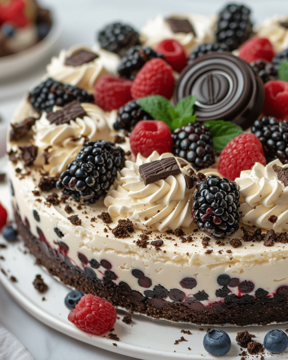 Cookie Monster Cheesecake