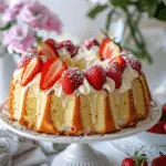 Strawberry Cream Cheese Pound Cake