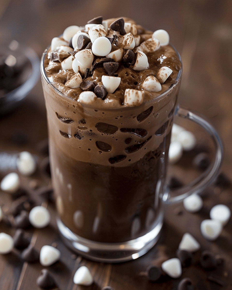 Frozen Hot Chocolate For Chocolate Lovers