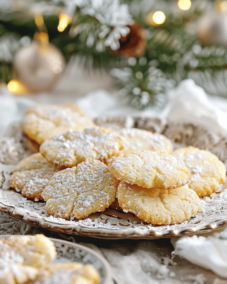 Christmas Ooey Gooey Butter Cookies