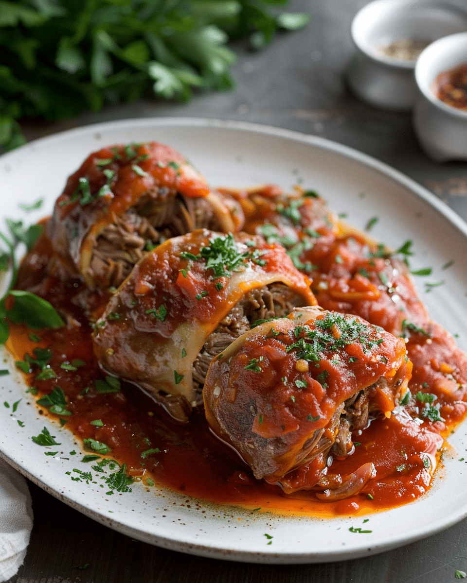 Beef Braciole (Involtini)