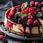 Peanut Butter and Jelly Cheesecake