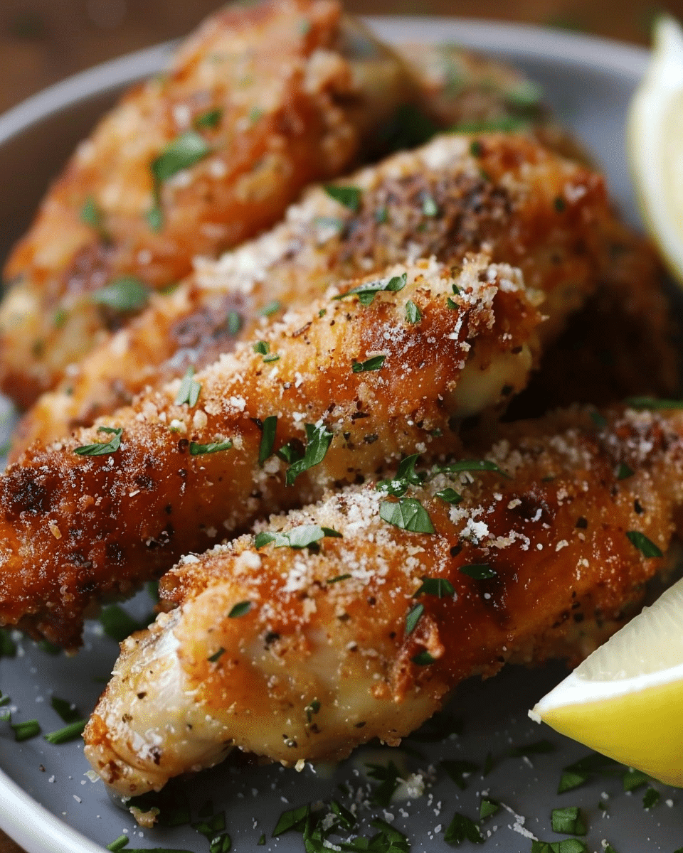 Parmesan Chicken Wingettes & Drummettes