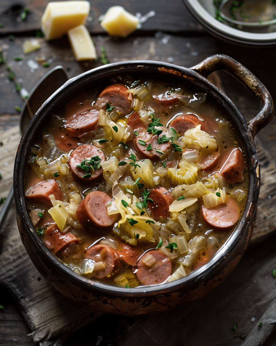 Kielbasa and Cabbage Soup