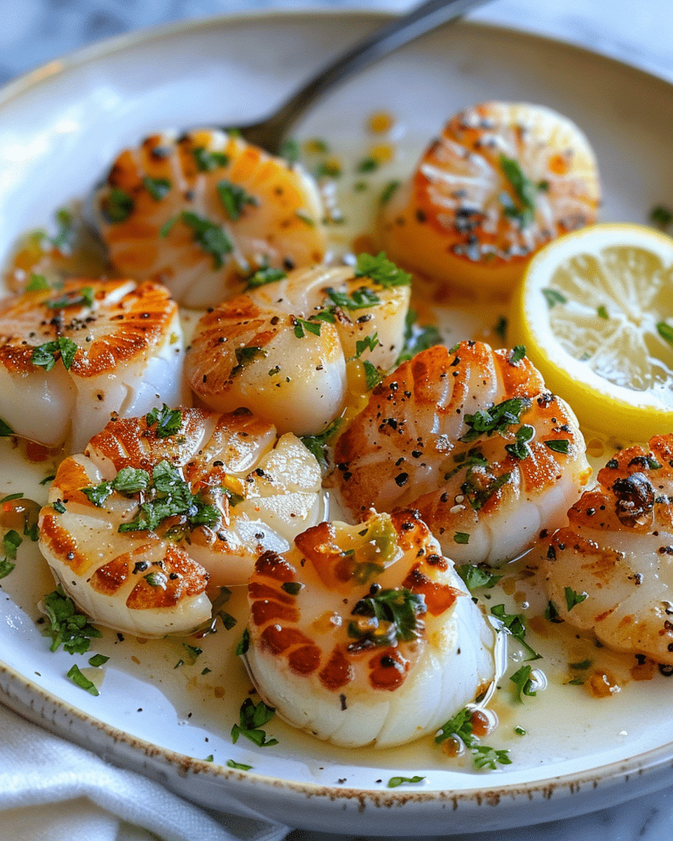 Garlic Butter Scallops Recipe