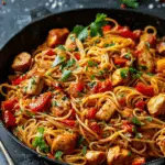 Chicken Spaghetti Southwestern Style