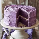 Purple Velvet Cake with Cream Cheese Frosting