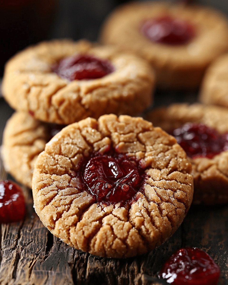 Peanut Butter & Jelly Cookies (Crumbl‑Style)