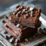 No‑Bake Raw Chocolate Brownies