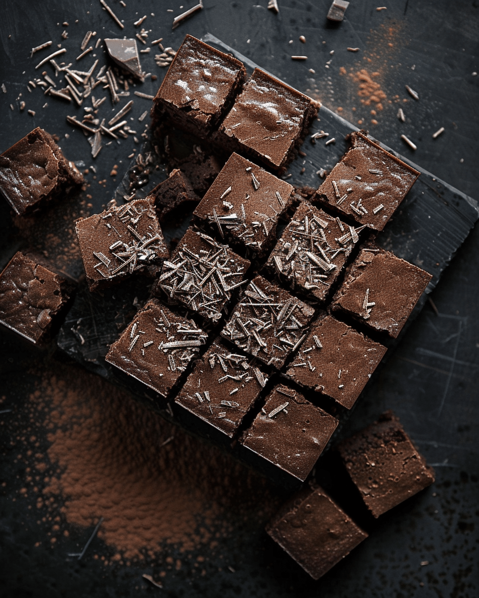 No‑Bake Raw Chocolate Brownies