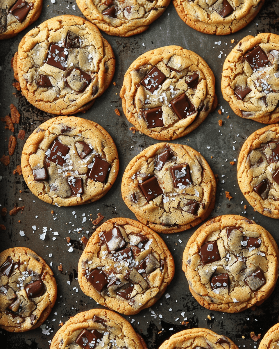 Semi‑Sweet Chocolate Chunk Cookies (Crumbl‑Style)