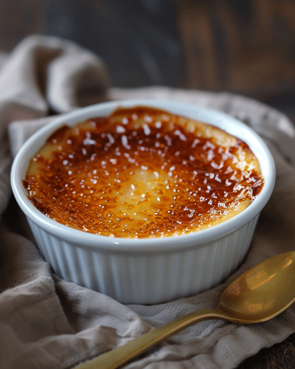 Perfect Vanilla Crème Brûlée