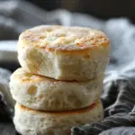 Homemade English Muffins (Easy No‑Knead)