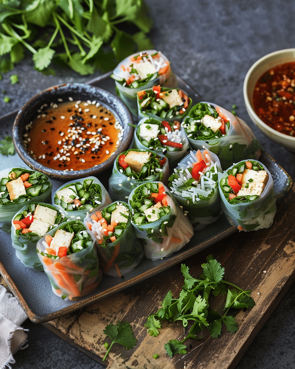 Giant Tofu Summer Rolls