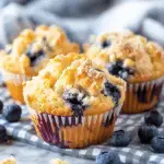 Bakery Style Blueberry Muffins