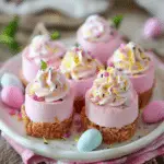 Easter No‑Bake Mini Cheesecakes
