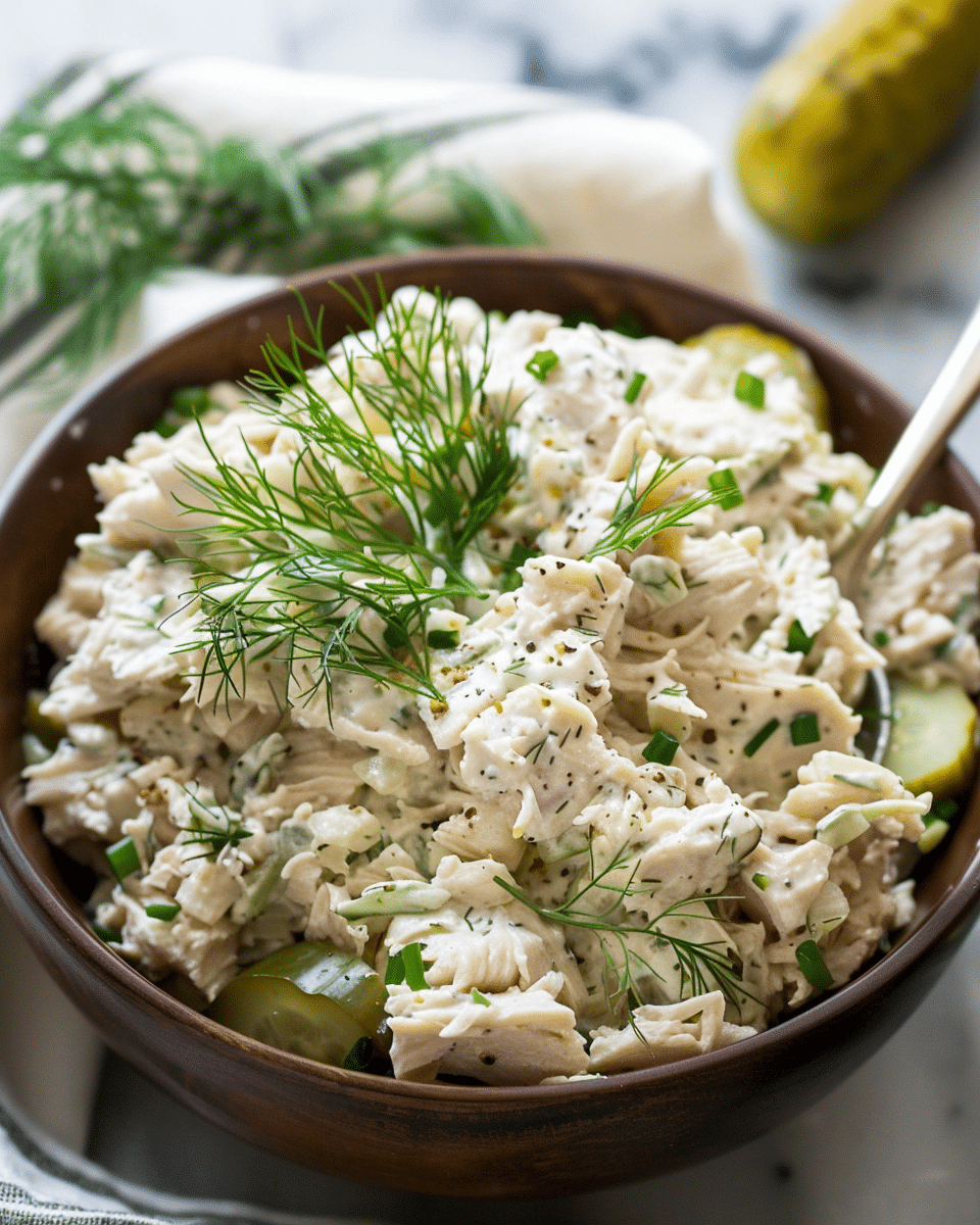 Dill Pickle Tuna Salad