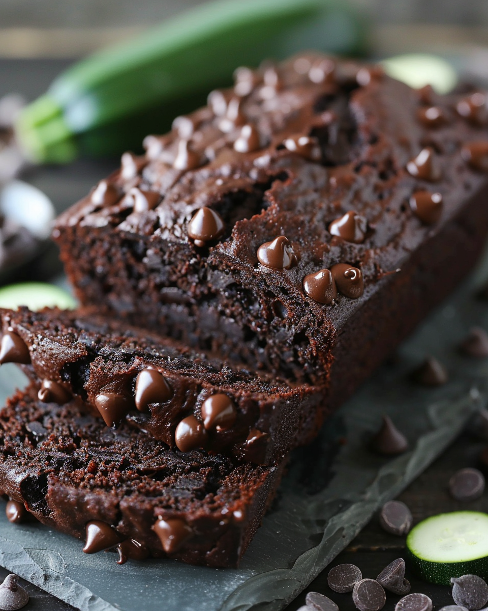 Vegan Chocolate Zucchini Bread