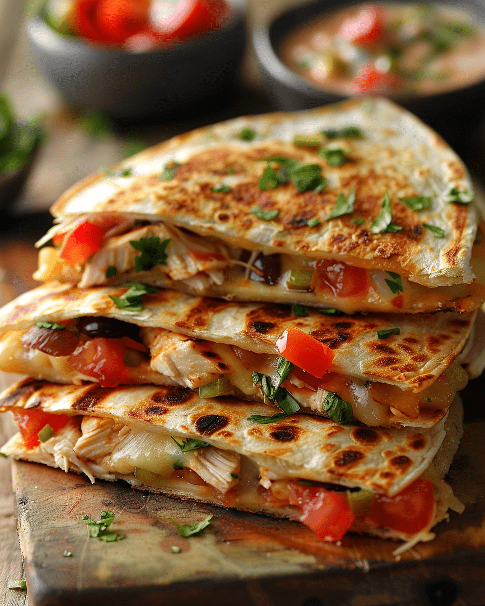 Best Chicken Quesadillas