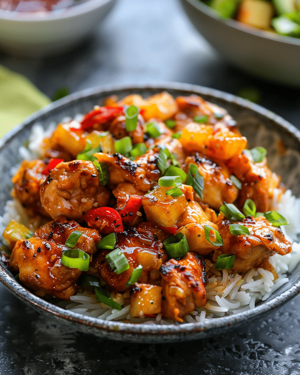 Crockpot Sweet Hawaiian Chicken