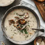 Friss-dich-dumm Soup – Creamy Ground Meat and Cheese Soup