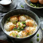 Chinese Steamed Eggs With Soy Garlic Sauce