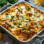 Mexican Chicken Pasta Casserole
