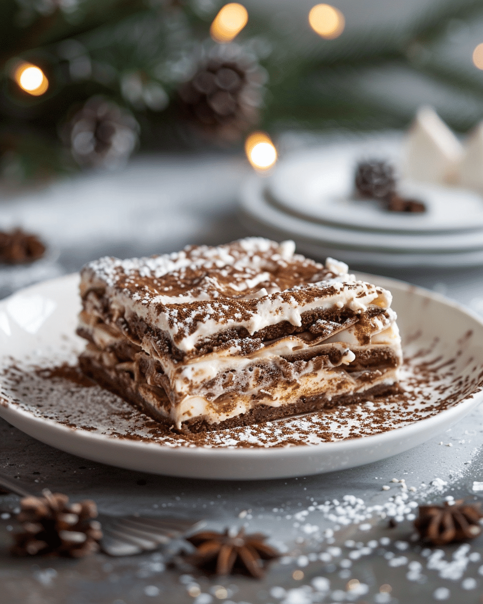Lebkuchen-Lasagne: A Festive No-Bake Holiday Dessert