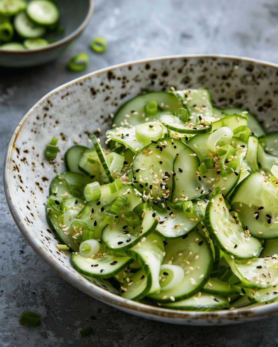 Creamy Asian Cucumber Salad