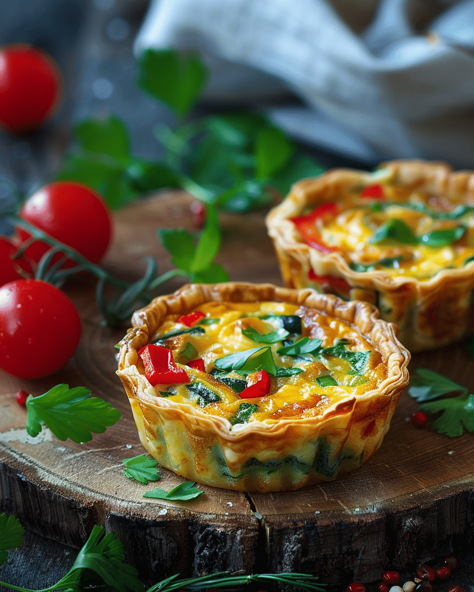 Mini Quiches with Vegetables