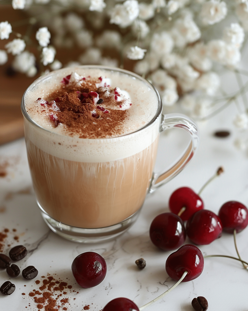 Viral Cherry Vanilla Latte Recipe