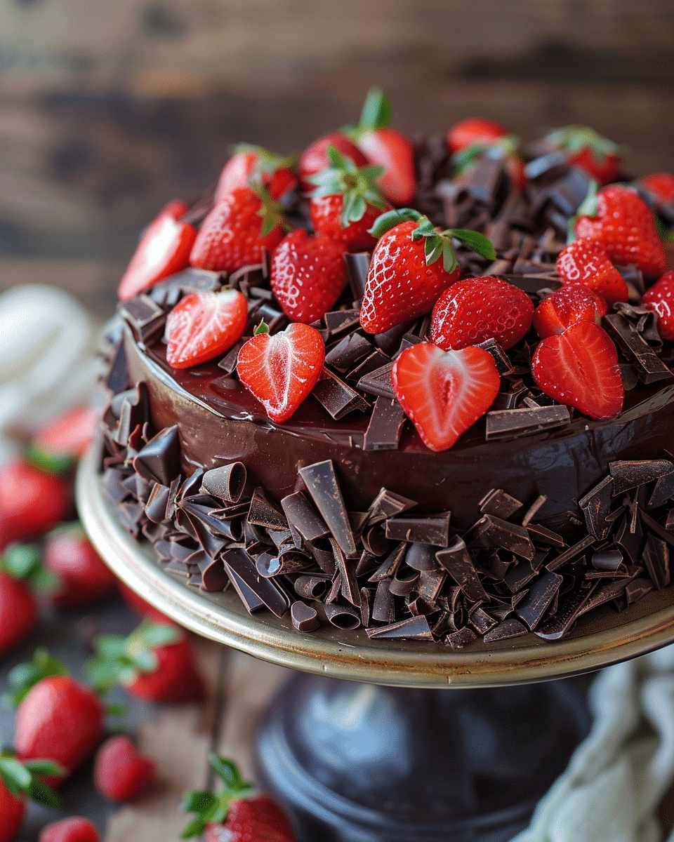 Strawberry Chocolate Cake
