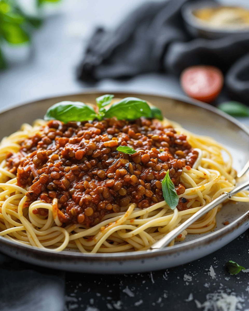Lentil Bolognese