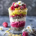 Rainbow Chia Pudding Parfait