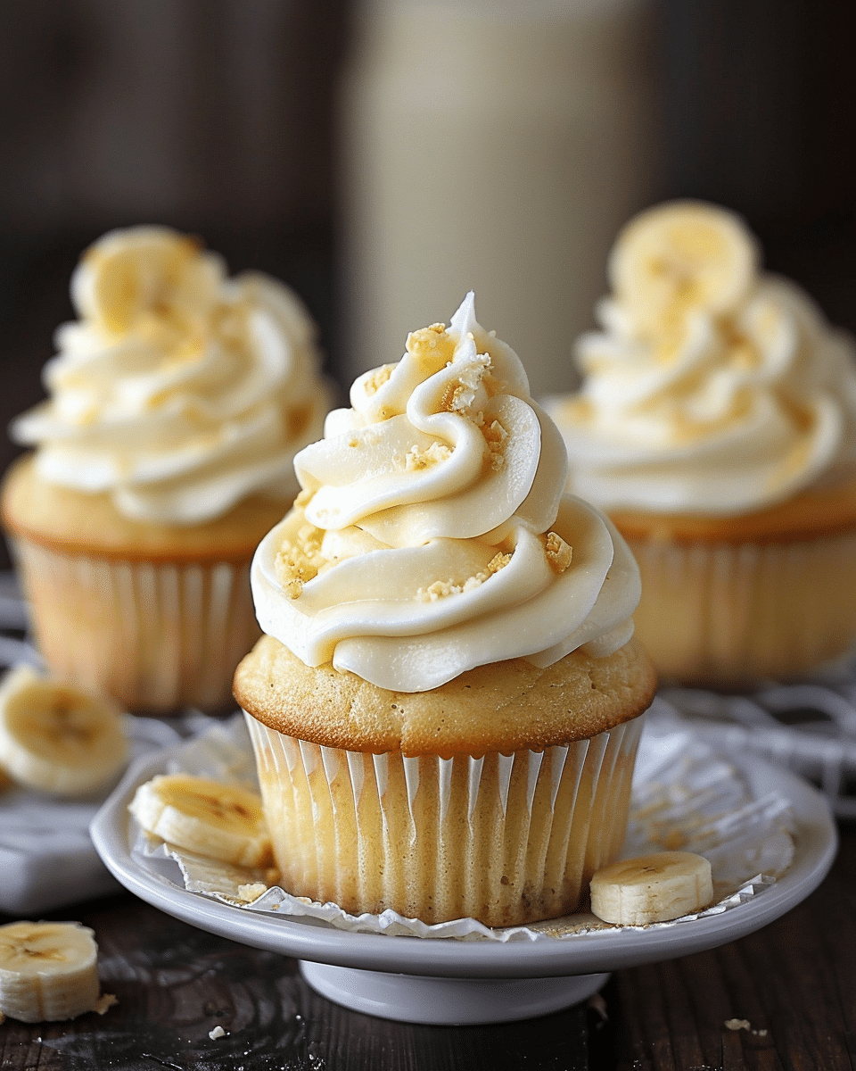 Banana Pudding Cupcakes
