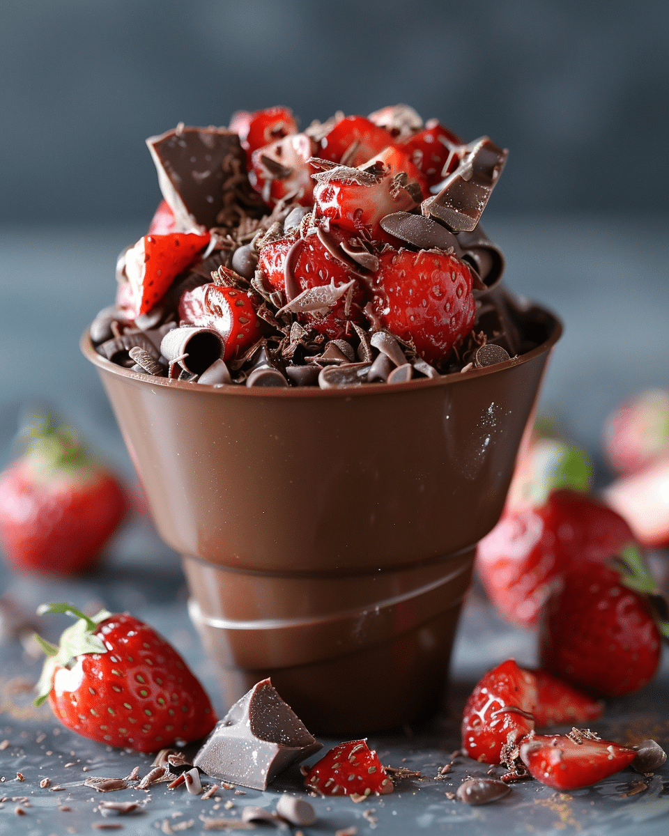 Dubai Chocolate Strawberry Cup