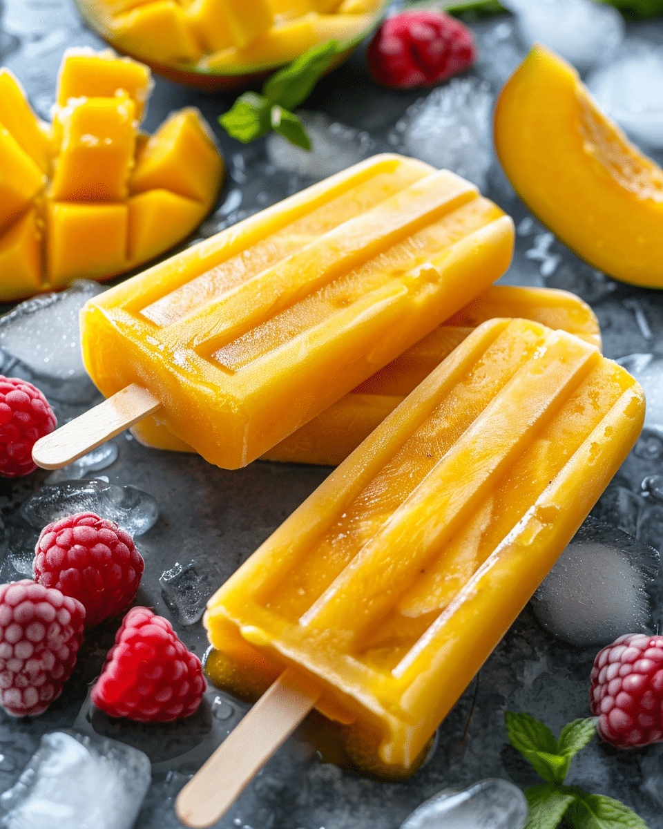 The Easiest 3‑Ingredient Mango Ice Pops (Vegan & Refreshing)
