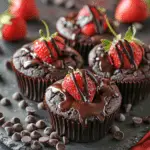 Chocolate Covered Strawberry Muffins