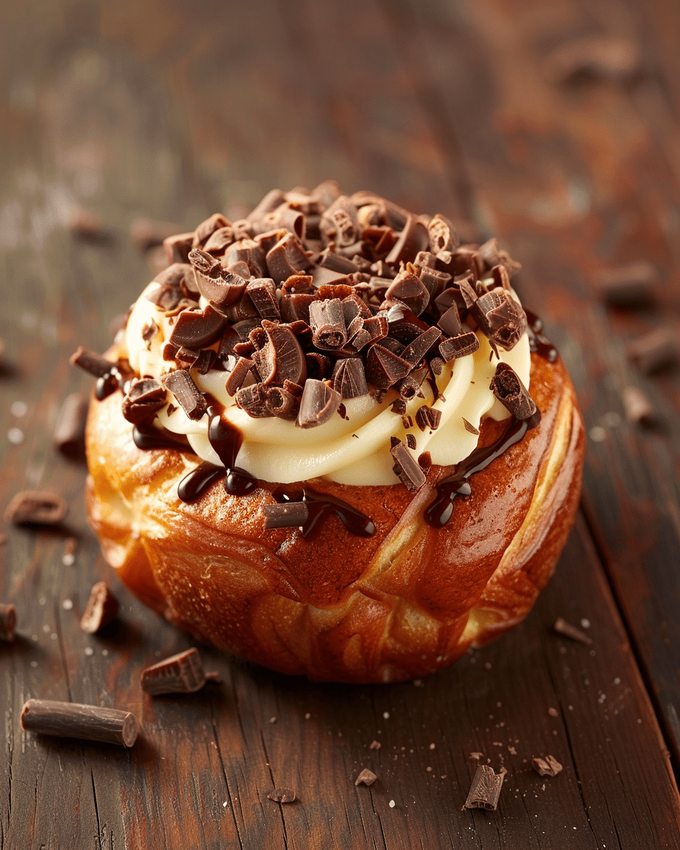 Brioches Roulées Crème Vanille & Pépites de Chocolat