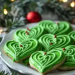 Grinch Heart Cookies: Festive Holiday Treat