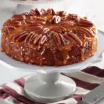 Upside-Down Caramel Pecan Cake