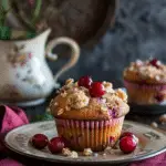 Cranberry Banana Muffins
